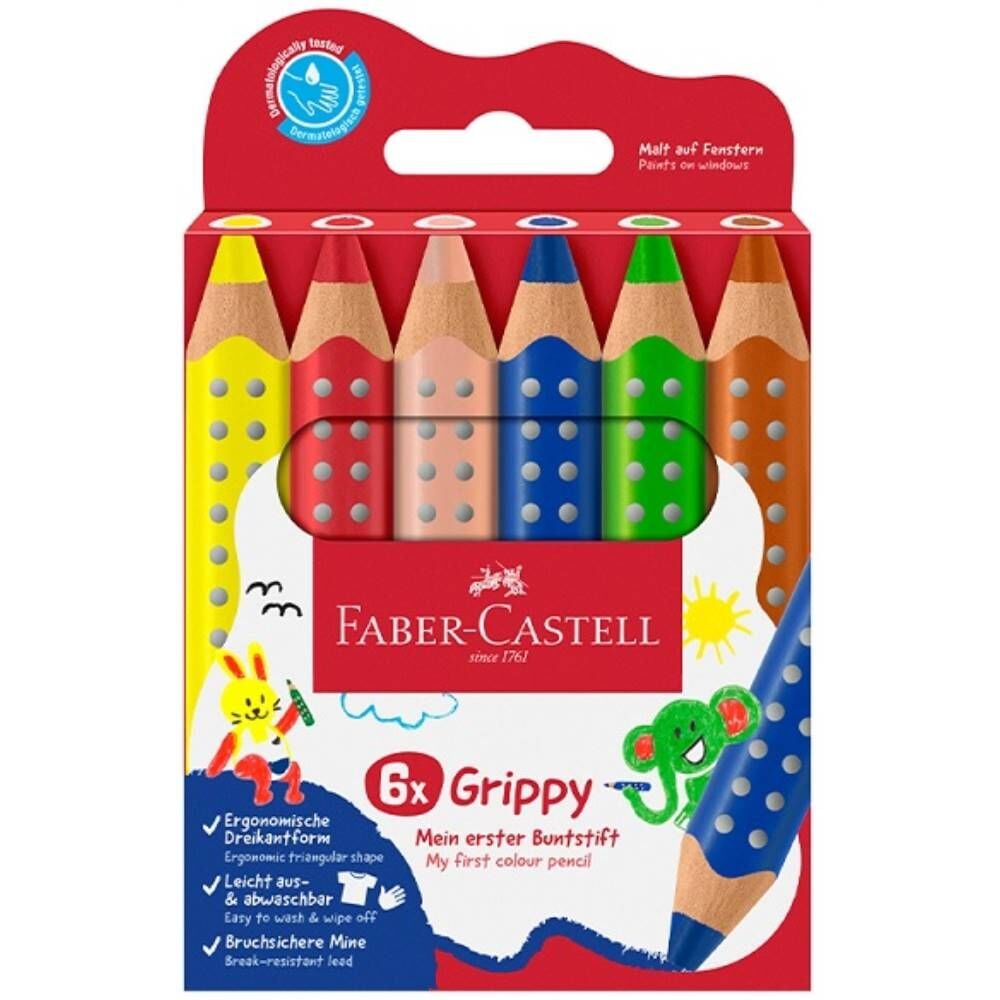 Faber Grıppy Boya Kalemi 6 Lı 5171110630000
