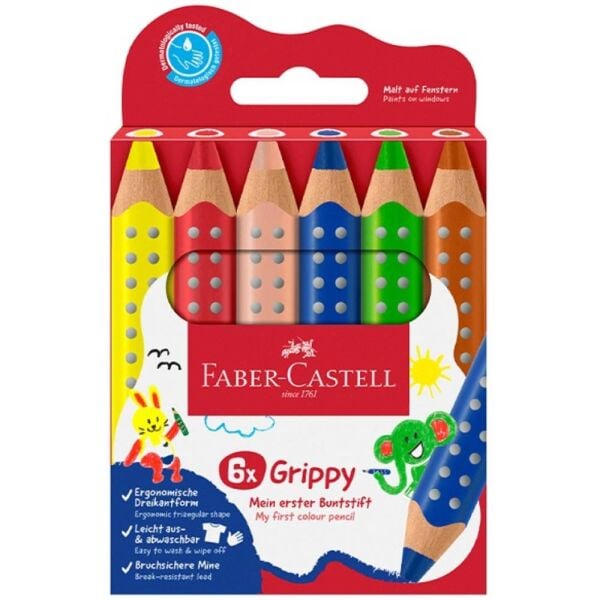 Faber Grıppy Boya Kalemi 6 Lı 5171110630000