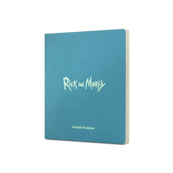 Rick and Morty 15x17 Haftalık Planlayıcı Turkuaz 389101