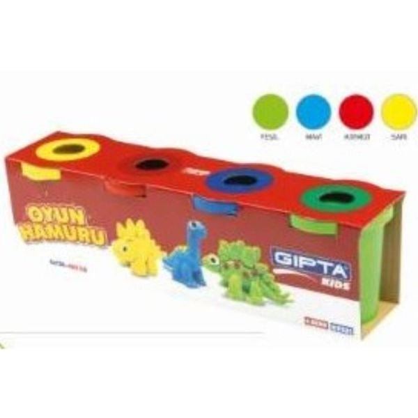 Gıpta Oyun Hamuru 4 Renk 4X120 Gr K8321