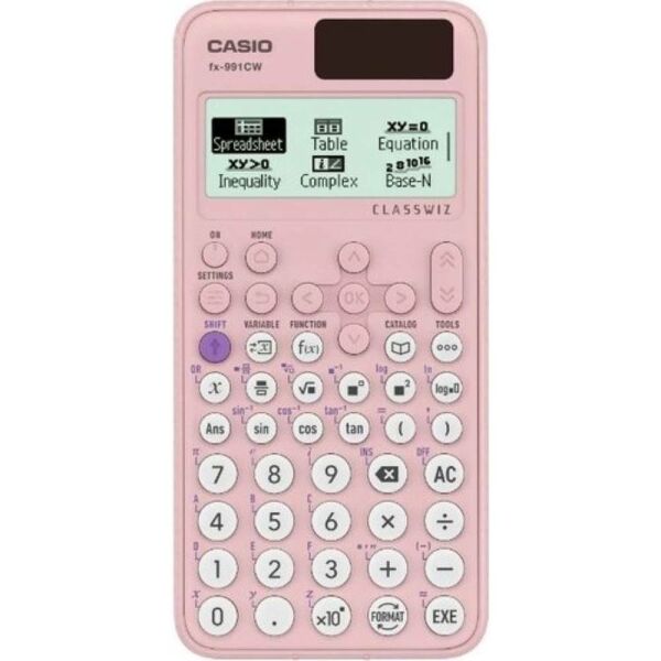 Casıo Hesap Makinesi Bilimsel Fx-991Cw-Pk-W-Dt ( 991Ex İn Yeni Modeli )