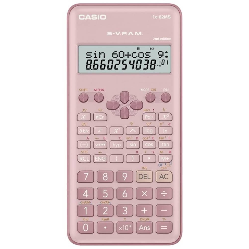 Casıo Hesap Makinesi Bilimsel Fx-82Ms-2-Pk-W-Dtf
