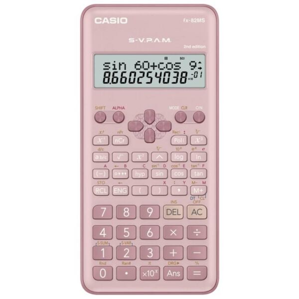 Casıo Hesap Makinesi Bilimsel Fx-82Ms-2-Pk-W-Dtf