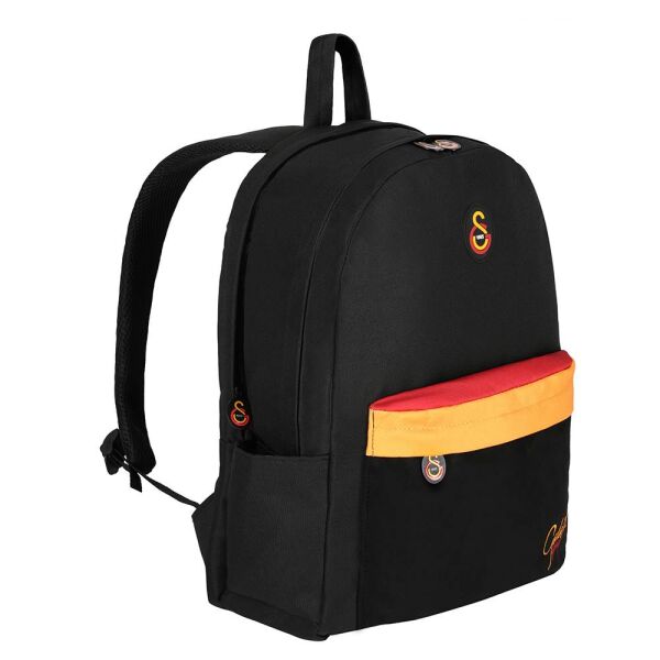 Galatasaray Sarı Kırmızı Cep Detaylı Batik Sırt Çantası 25503