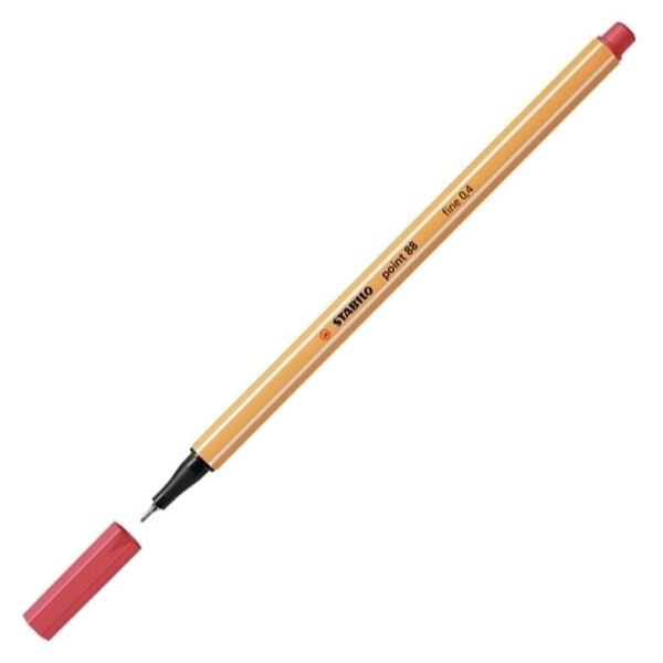 Stabilo Point 88 Fineliner Kalem 47 Pas Kırmızısı