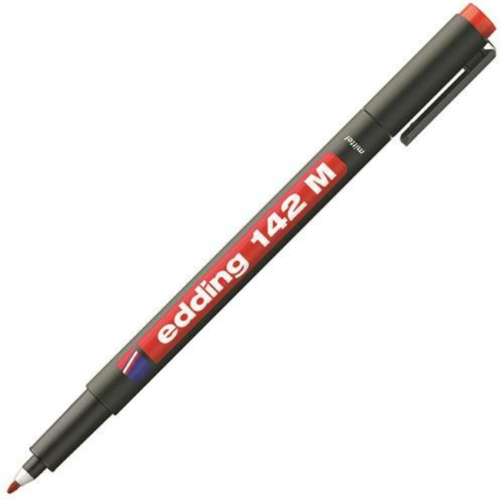 Eddıng Asetat Kalemi E-142M Kırmızı