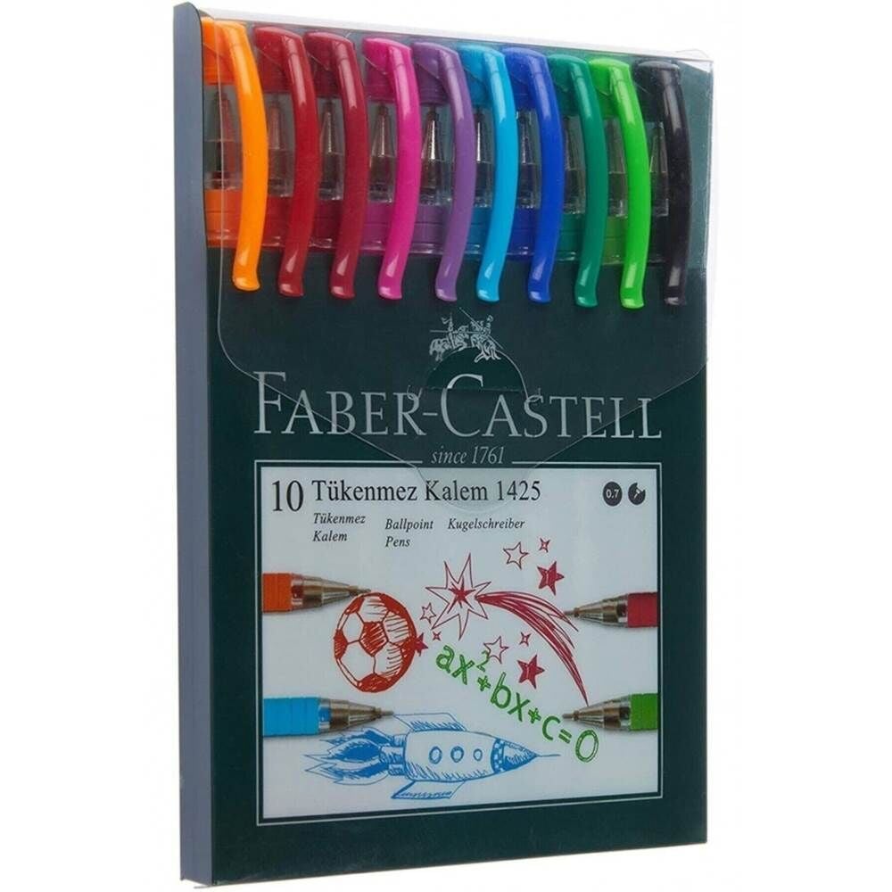 Faber Castell 1425 10 Renk Tükenmez Kalem 1425557