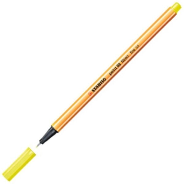 Stabilo Point 88 Fineliner Kalem 024 Fosforlu Sarı