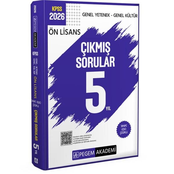 Pegem 2026 KPSS GY GK Ön Lisans Son 5 Yıl Çıkmış Sorular