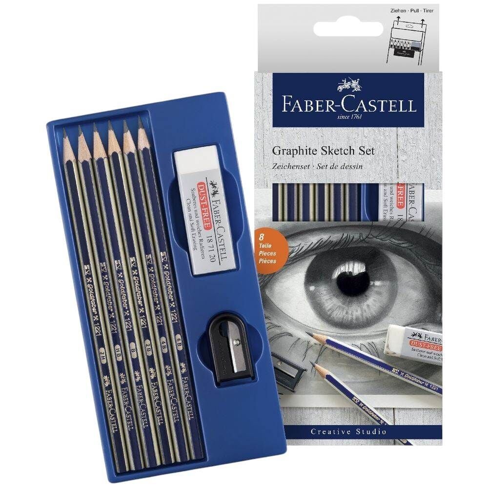 Faber Castell 1221 Dereceli Kalem Çizim Seti