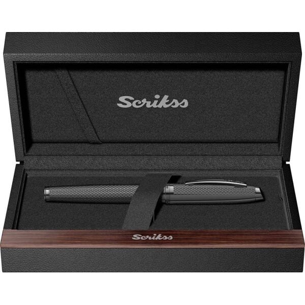 Scrikss 390 Mat Siyah Roller Kalem