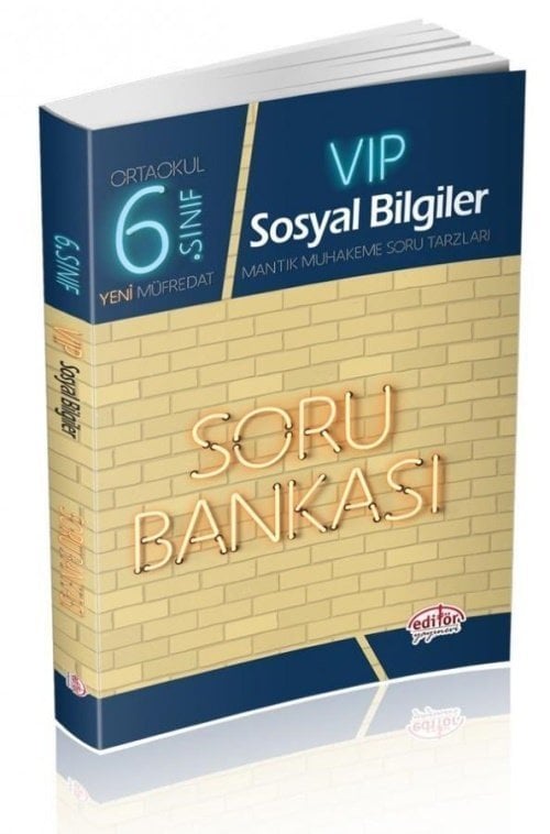 Editör 6.Sınıf Sosyal Bilgiler Soru Bankası