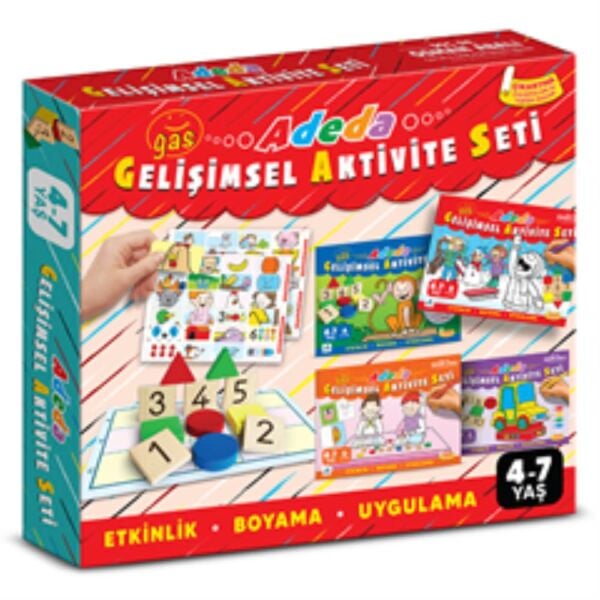 Adeda Gelişimsel Aktivite Seti 4 Kitap 4-7 Yaş
