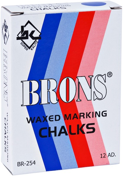 Brons Marka Tebeşir Mavi Yağlı BR-254