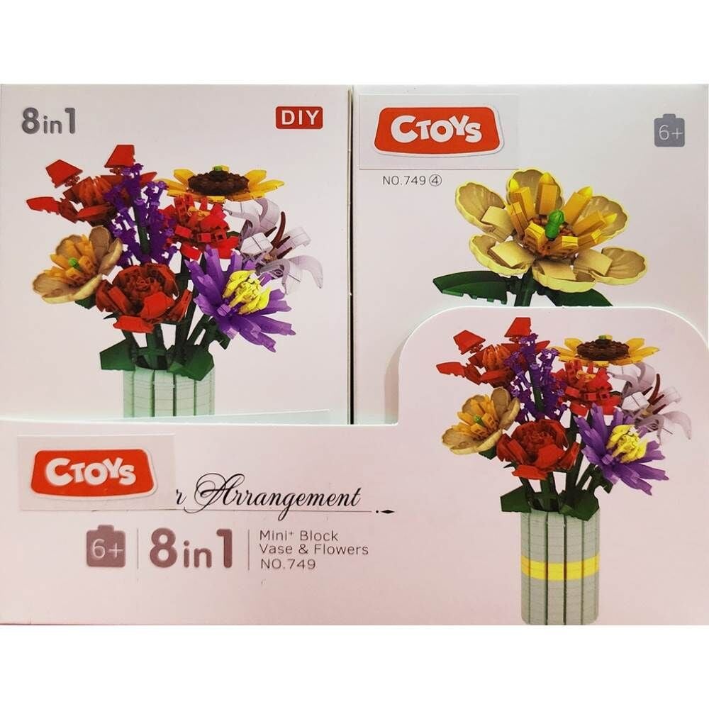 Ctoys Mini Blok Çiçek Serisi Lego 1013A