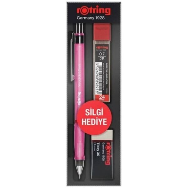 Rotring Versatil Kalem Visuclick Okul Seti 0.7 Opak Pembe