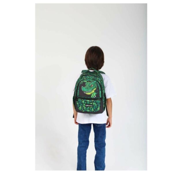 Kaukko Kids Love Square Crocodile İlkokul Çantası L5165