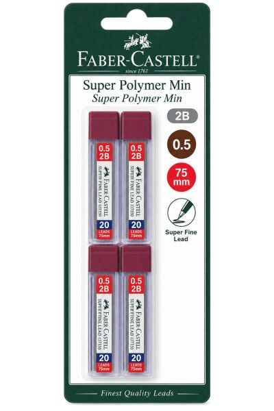 Faber Castell Min 0.5 mm 4'lü 127520