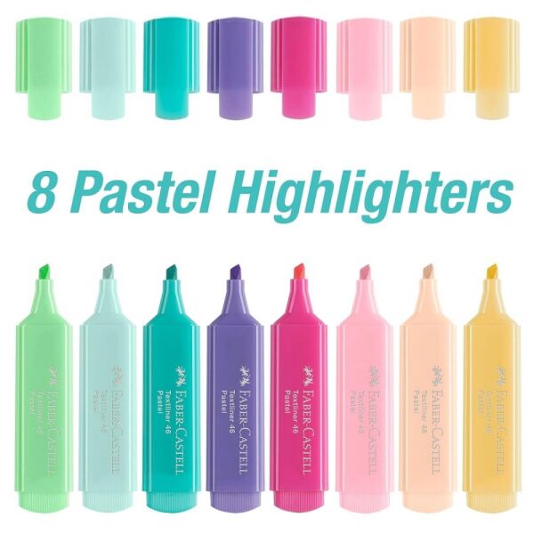 Faber Fosforlu Kalem Set Pastel 46 8 Li 254658