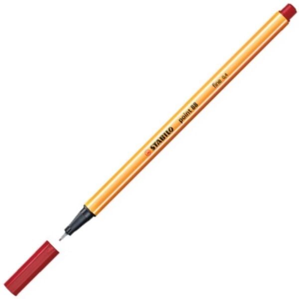 Stabilo Point 88 Fineliner Kalem 50 Koyu Kırmızı