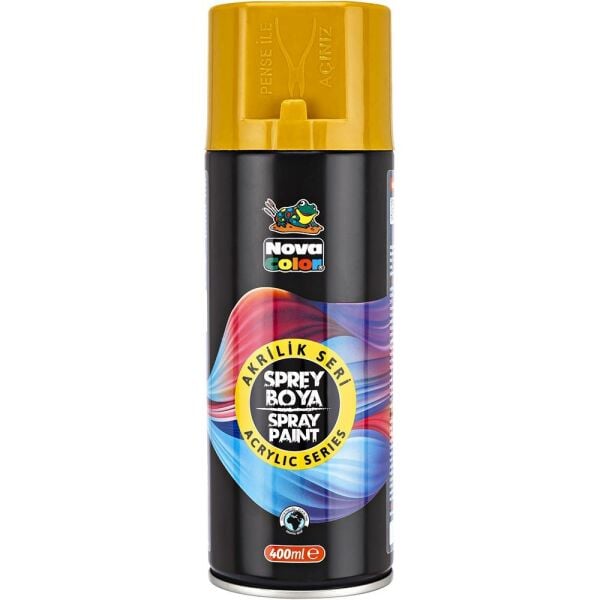 Nova Color Sprey Boya 400 ml Sarı NC-3500