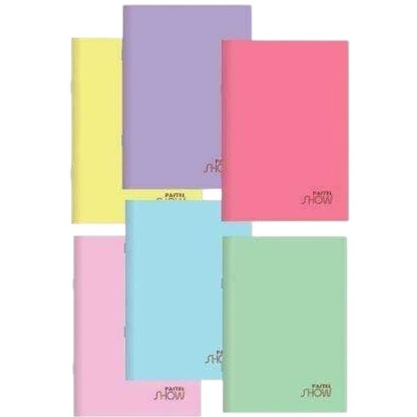 Pastel A4 60 Yaprak Çizgisiz Plastik Kapak Defter