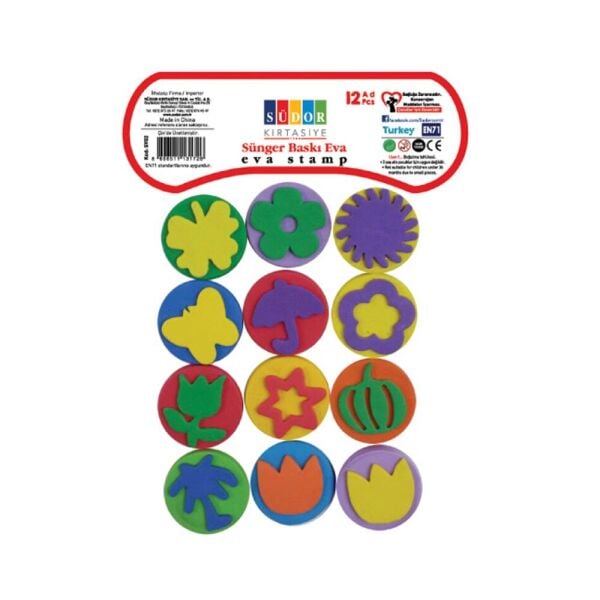 Südor Sünger Baskı Eva 12 li SV02