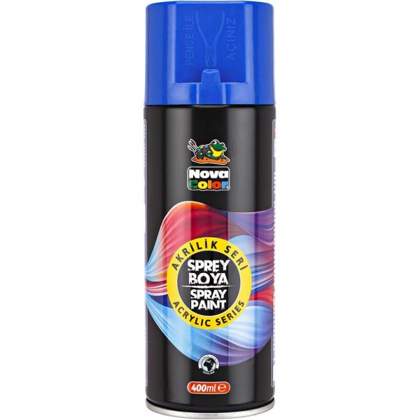 Nova Color Sprey Boya 400 ml Mavi NC-3502