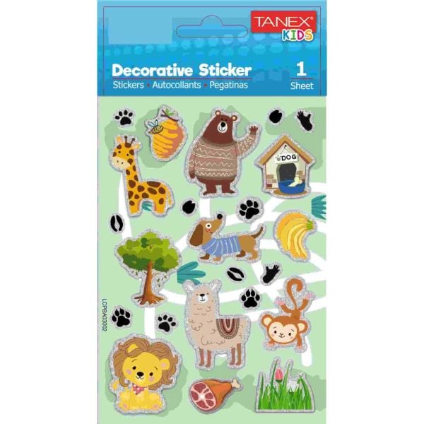 Tanex Sticker Orman Canlıları Serisi 25152