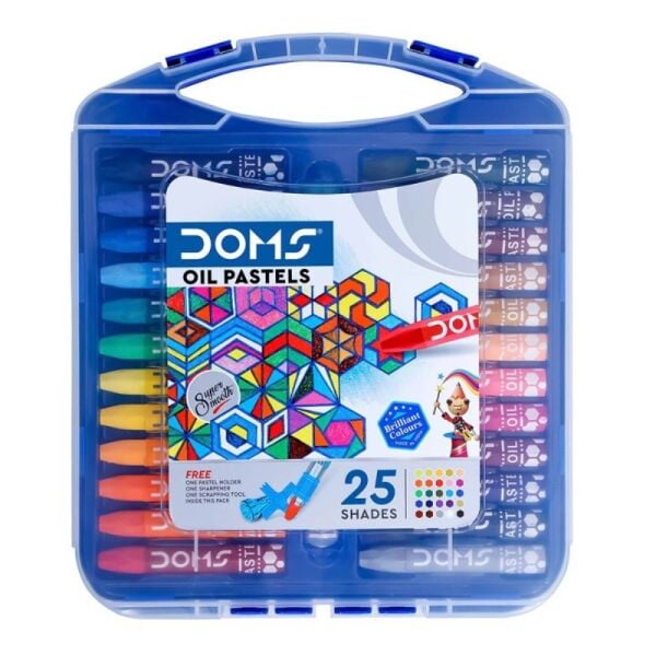 Doms Hexagonal Oil Çantalı Pastel Boya 25 Renk