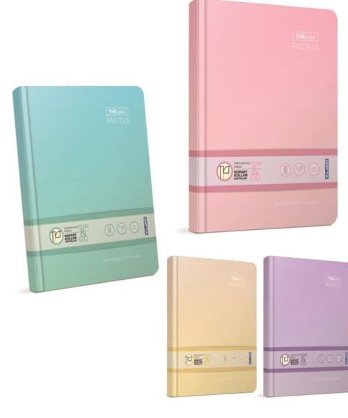 Thebook Pastel Modelist Defter 20x28 120 Yaprak Çizgili Defter 3302