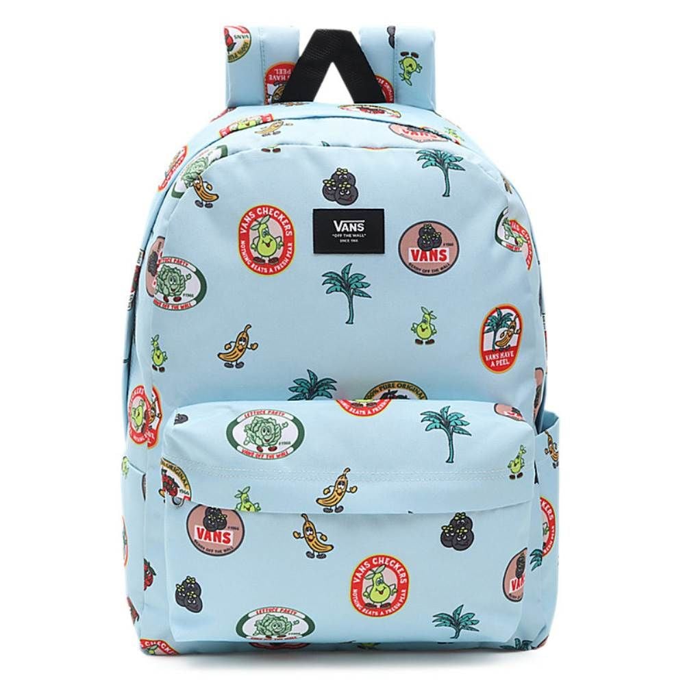 Vans Old Skool Backpack Black Blue Glow Sırt Çantası