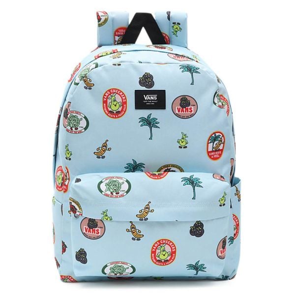 Vans Old Skool Backpack Black Blue Glow Sırt Çantası