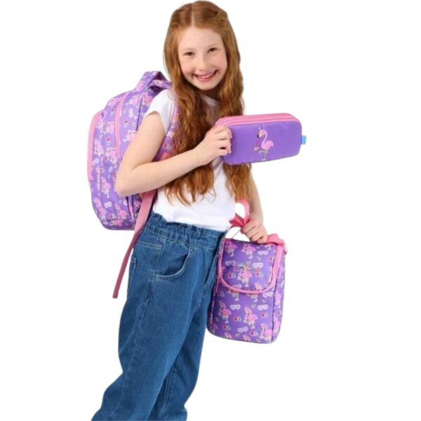 Kaukko Kids Love Flamingo İlkokul Çantası L5137