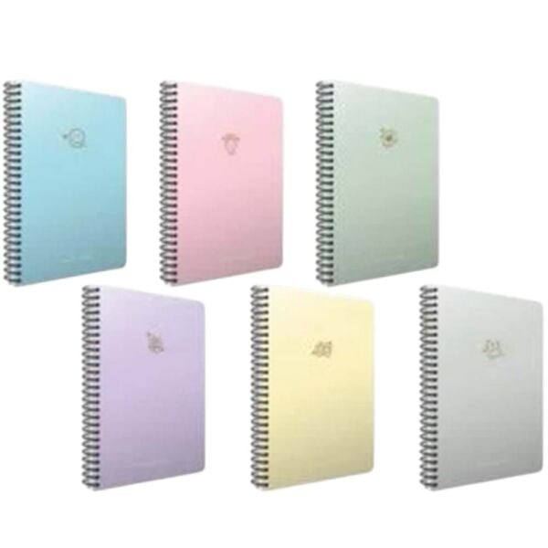 Mikro Notes 17x24 120 Yaprak Kareli Sert Kapak Spiralli Defter 6448