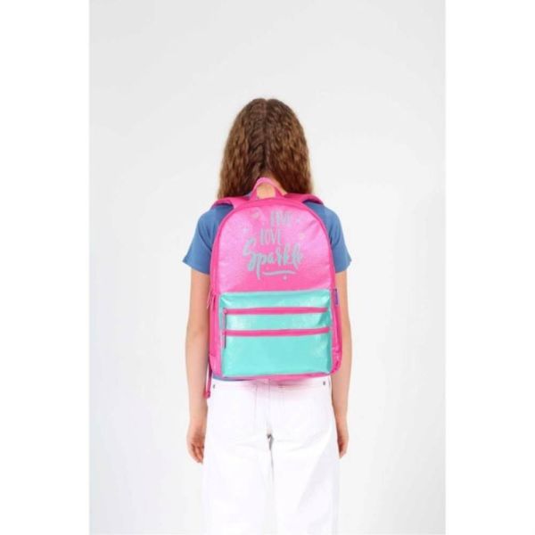 Kaukko Sparkle Sırt Çantası Pembe K1720