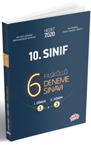Editör 10.Sınıf Deneme 6 Fasikül