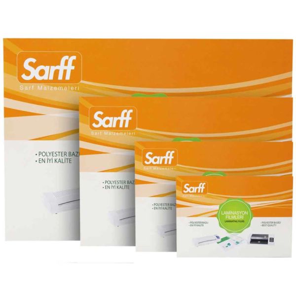 Sarff Laminasyon Filmi Parlak 125Mic 78X102mm 100 Lü 15309019