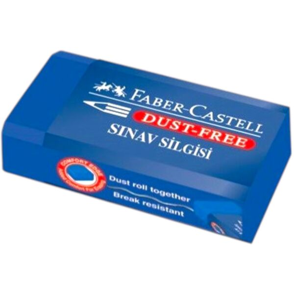 Faber Castell Sınav Silgisi Mavi Orta 187170/24