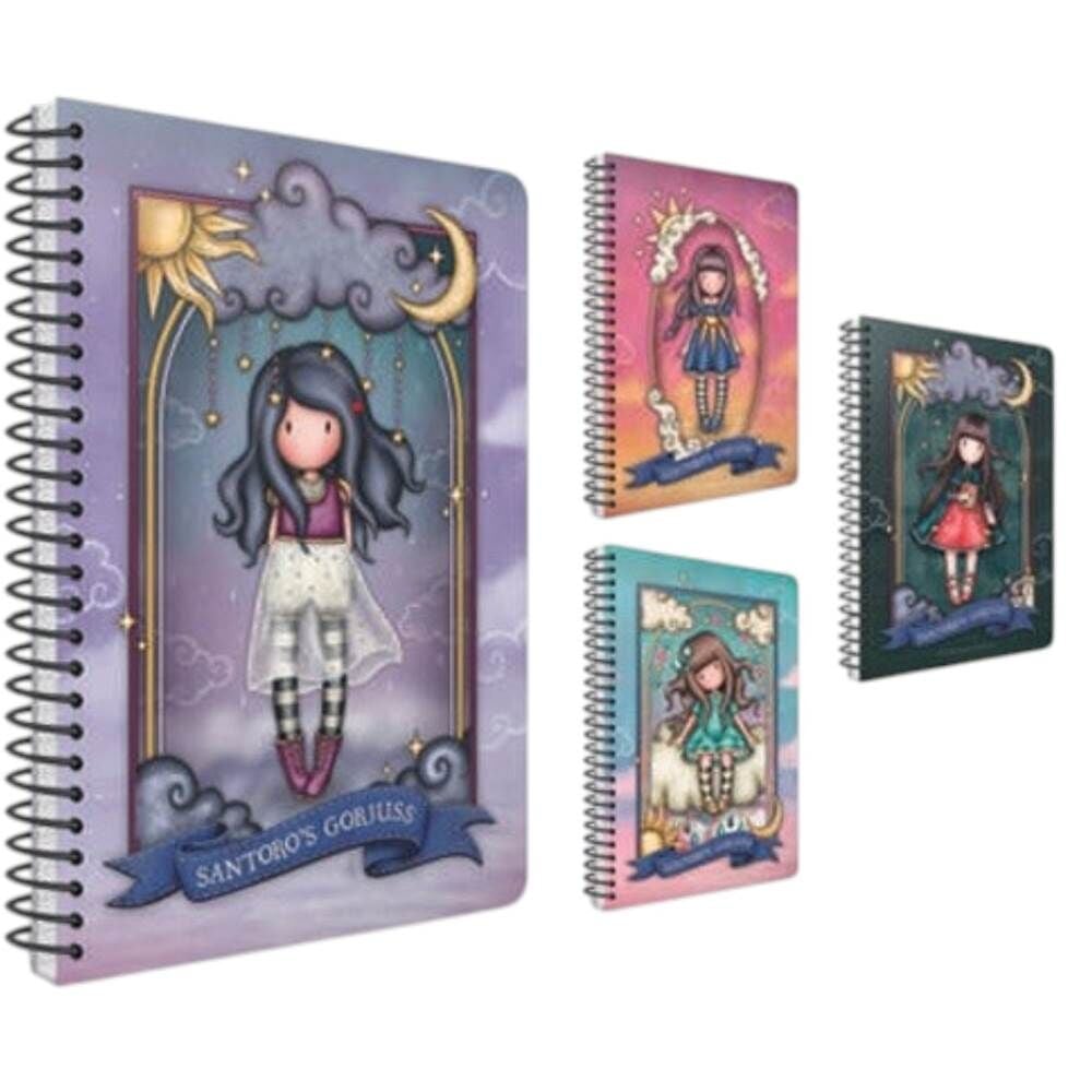 Grojuss A4 80 Yaprak Çizgili Karton Kapak Spiralli Defter 8534