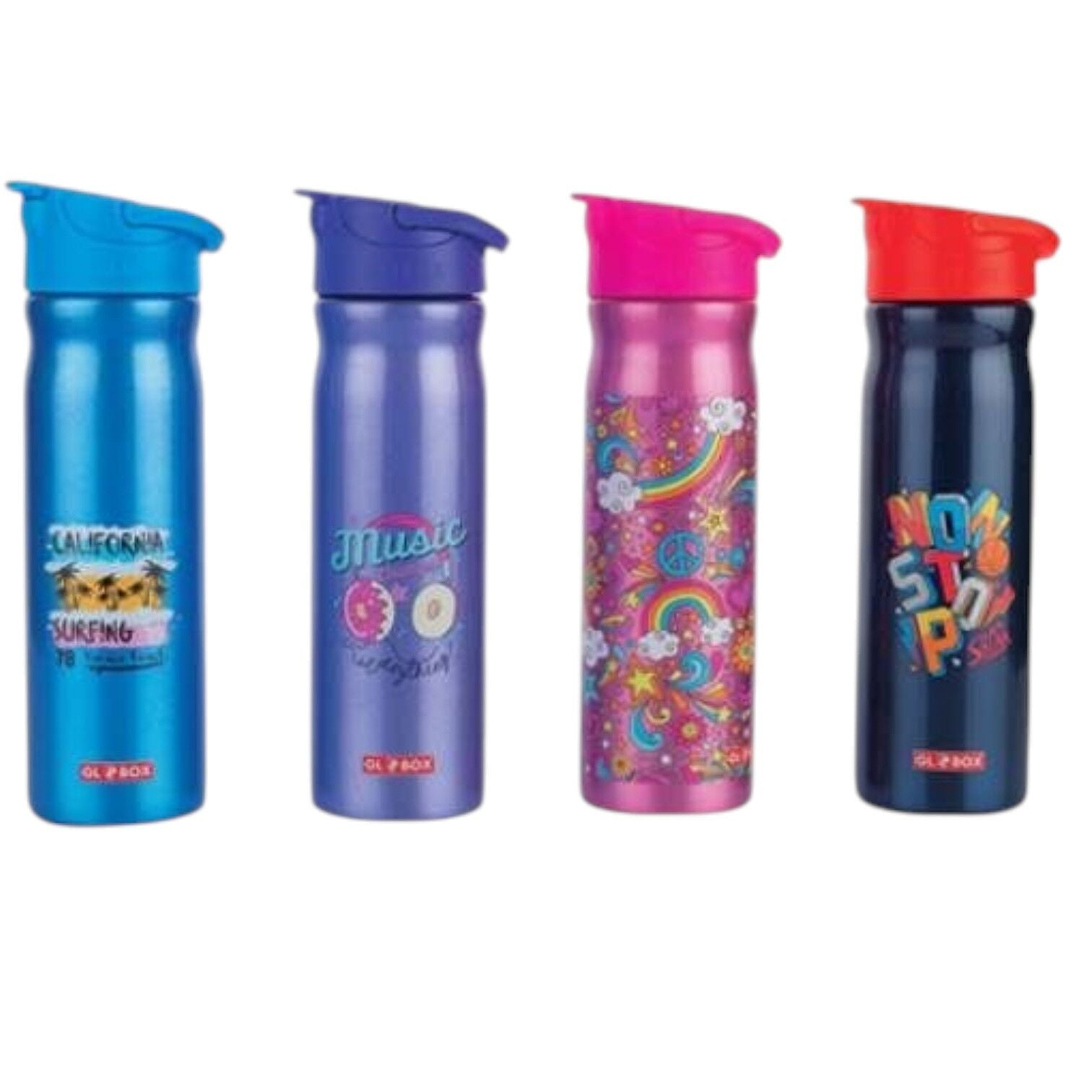 Globox Çelik Matara 500 ml Baskılı 1140