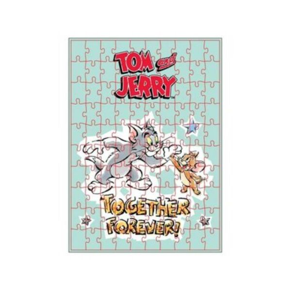 Tom and Jerry Together 100 Parça Puzzle 389033