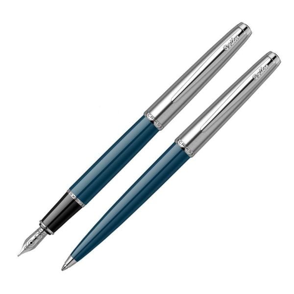 Scrikss 78  Lacivert Dolma + Tükenmez Kalem Seti