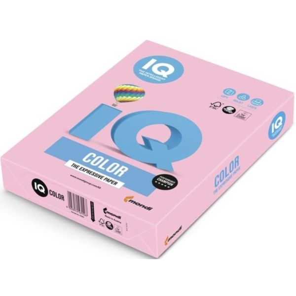 Iq Renkli Fotokopi Kağıdı 500 Lü A4 80 G/M² Gül Ne1324-Opı74