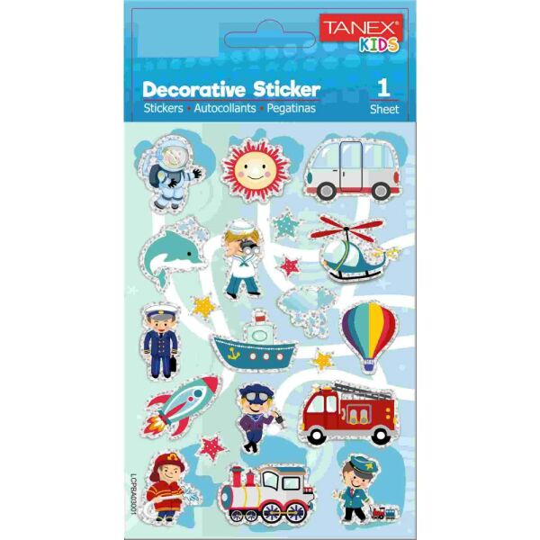 Tanex Sticker Ulaşım Taşıtları Serisi 25151