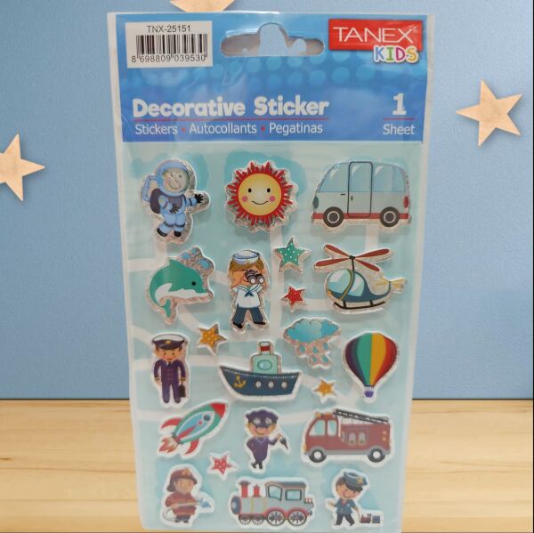 Tanex Sticker Ulaşım Taşıtları Serisi 25151