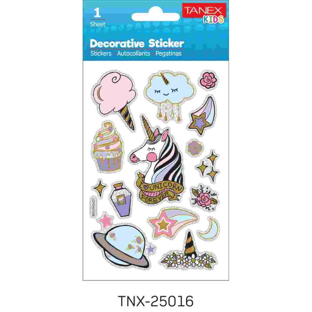 Tanex Sticker Unicorn Serisi 25016