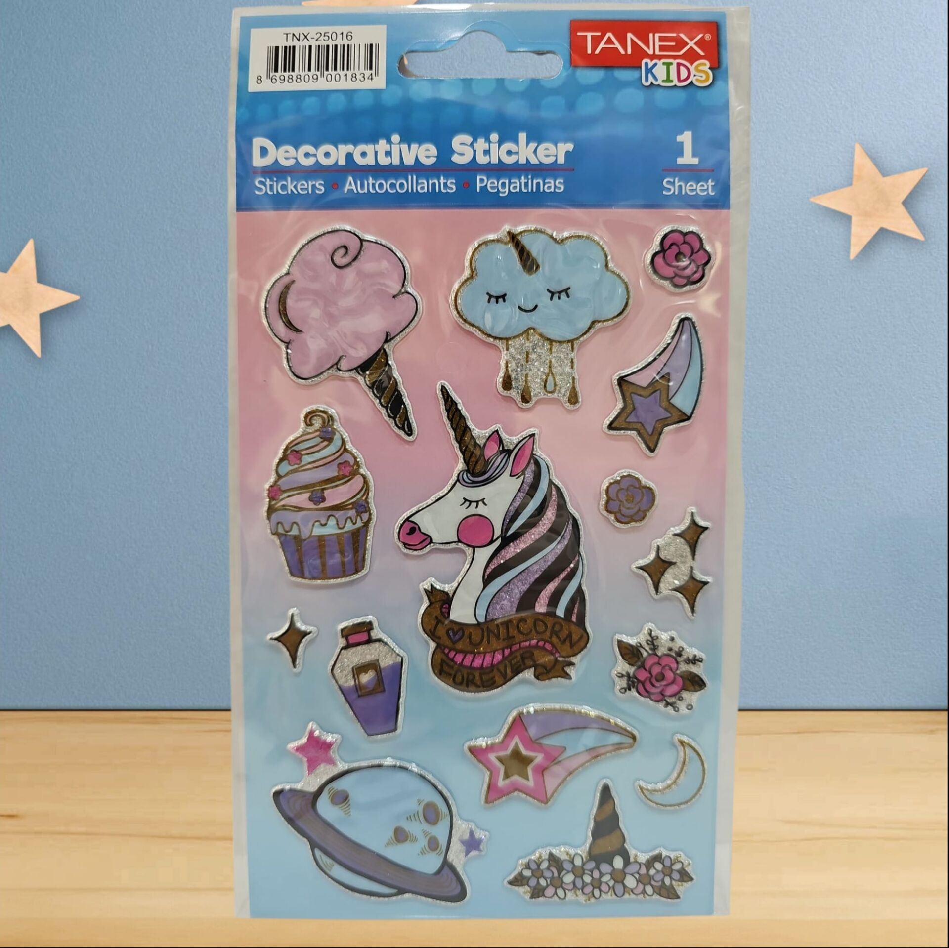 Tanex Sticker Unicorn Serisi 25016