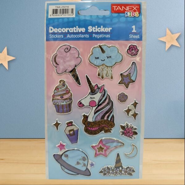 Tanex Sticker Unicorn Serisi 25016
