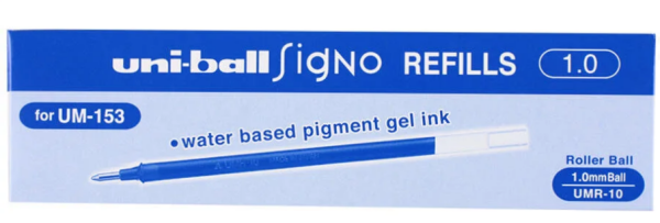 Uniball UMR-10 Signo Refil Yedek 1.0 mm Mavi